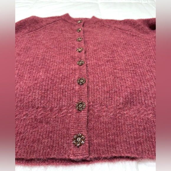 Sézane Othello in Rosewood Jewel Buttons (Size XXS) - Picture 14 of 15